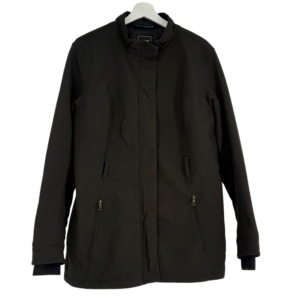 The North Face Apex Softshell Jacket Womens XL Black Full‎ Zip ✨🔥SALE🔥